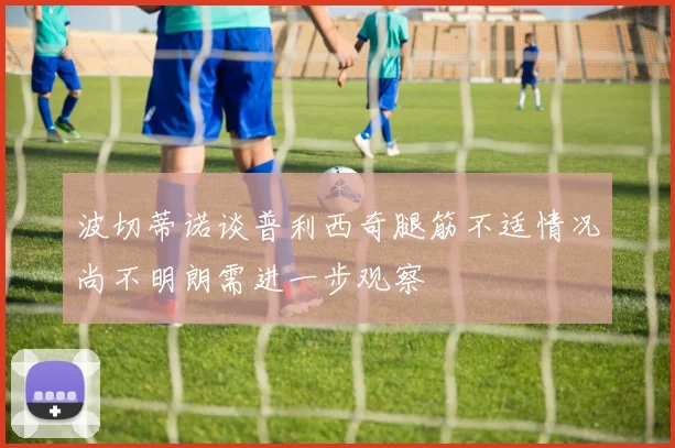 波切蒂诺谈普利西奇腿筋不适情况尚不明朗需进一步观察